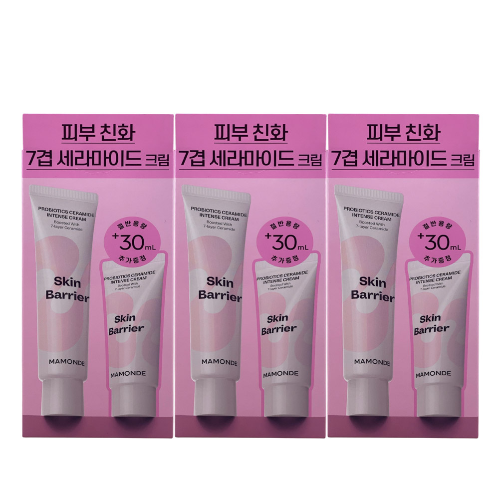 마몽드 프로바이오틱스 세라마이드 인텐스 크림 60ml (3개)_이미지