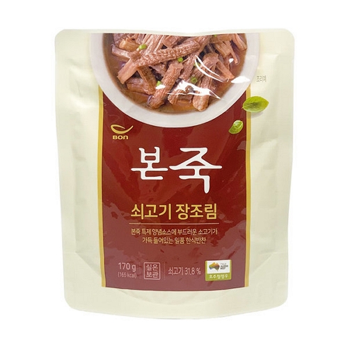 본아이에프 본죽 쇠고기 장조림 170g (12개)_이미지