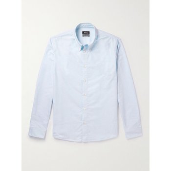아페쎄 남성 Greg Pinstriped Cotton Oxford Shirt 셔츠 COGUH H12499 IAA_이미지