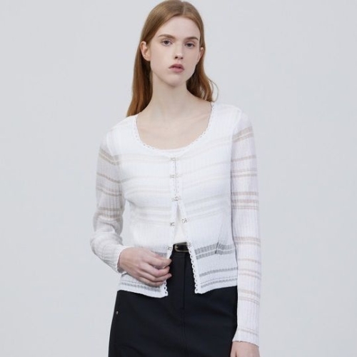 쥬크 샤인 시스루 골지 가디건_Z252KSL009_이미지