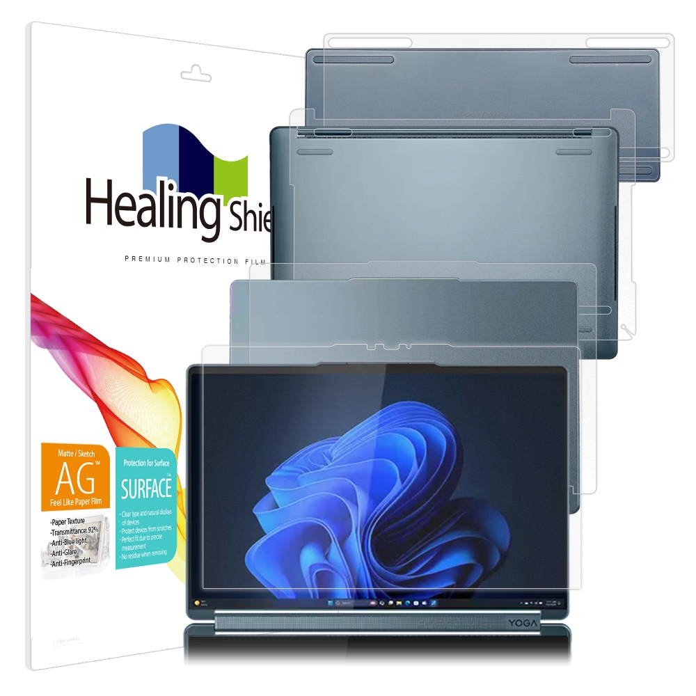 레노버 요가 Book 9i 14 Gen10 종이질감 지문방지 블루라이트차단