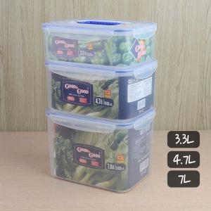 굿앤굿 손잡이 핸디락 밀폐용기 3.3L_이미지