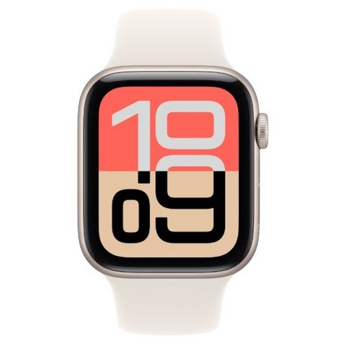 APPLE 워치 SE 3세대 44mm 스타라이트 알루미늄 (스포츠밴드)_이미지