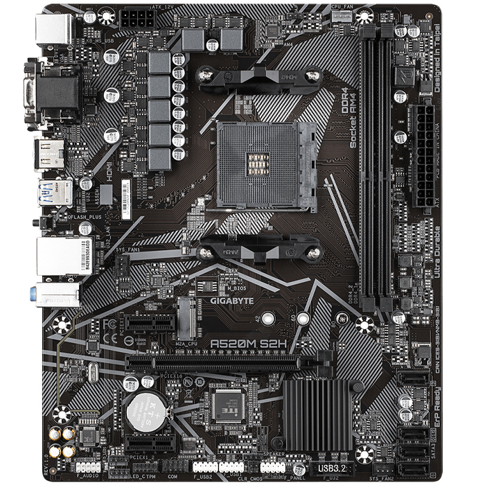 GIGABYTE A520M S2H 듀러블에디션 피씨디렉트_이미지