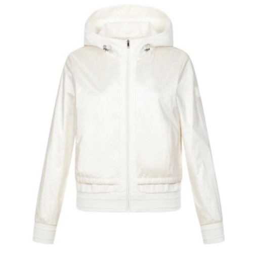 핑 소재 믹스 후드 블루종 점퍼 121E3JP254_WH이미지입니다. 누르면 해당 게시물로 새창이동합니다.