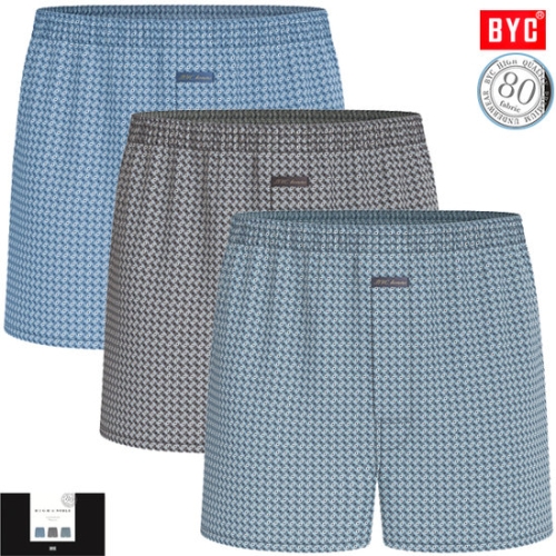 BYC 모던한패턴하이앤노블80수프리미엄박서3매입MCG1477