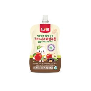 엘빈즈 매일매일 건강한 습관 어린이 사과매실 80ml (1개)_이미지