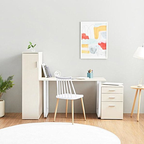 히트디자인 C3465 책상+옷장+서랍 풀세트