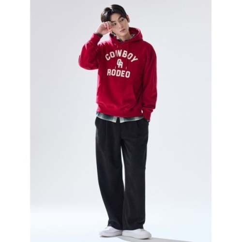 신성통상 탑텐 남성 셔닐 텍스쳐드 턱 와이드 팬츠_MSF4PT1907_이미지