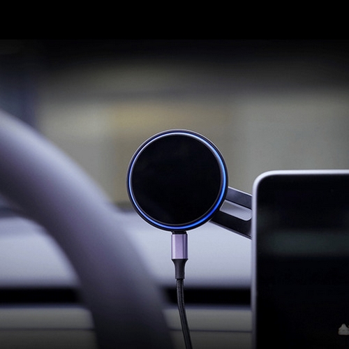 테슬라 맥세이프 LED 무선충전거치대 RX6