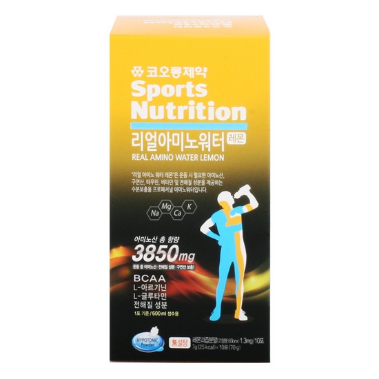 코오롱제약 리얼아미노워터 레몬맛 10포 (1개)_이미지