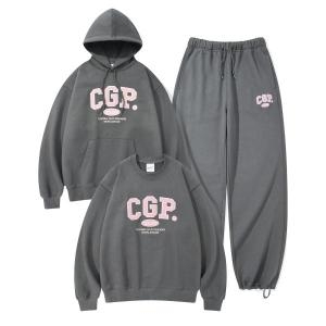  코드그라피 CODEGRAPHY SET 후드티 OR 맨투맨 선택 CGP 아치 로고 셋업_차콜247254