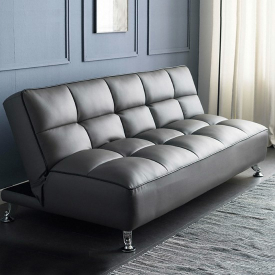 자네트가구 쿠다스 접이식 가죽 소파베드 3인용_이미지