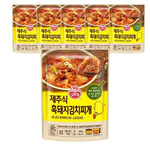 오뚜기 제주식 흑돼지김치찌개 450g (6개)_이미지