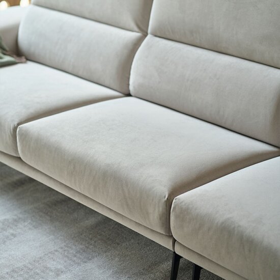 에싸 세이렌 카시미라 패브릭 소파 3.5인용 (스툴별도)_이미지