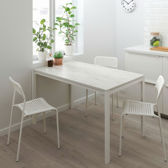 이케아 MELLTORP 식탁 1250 (의자별도)_이미지