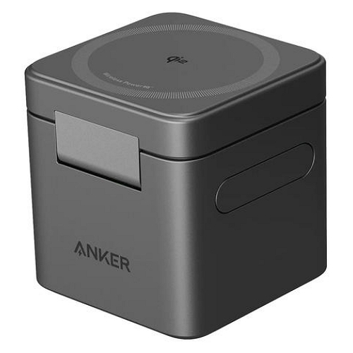 ANKER 맥고 Qi2 3in1 큐브 무선충전기 B25M5 (애플워치용)_이미지