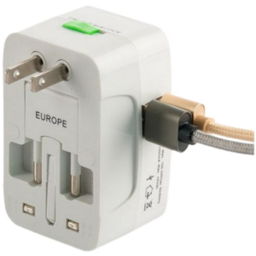 여행용 USB 2포트 멀티 어댑터