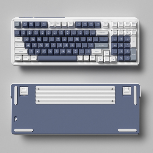 FL-ESPORTS CMK99 유무선 기계식 아이스 블루 (GOLD PINK V2)_이미지
