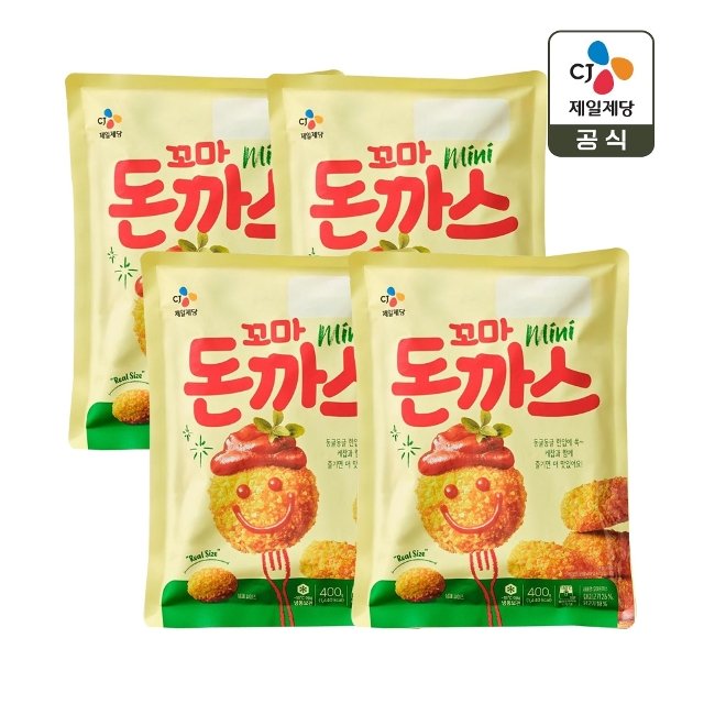 CJ제일제당 꼬마돈까스 400g (4개)_이미지