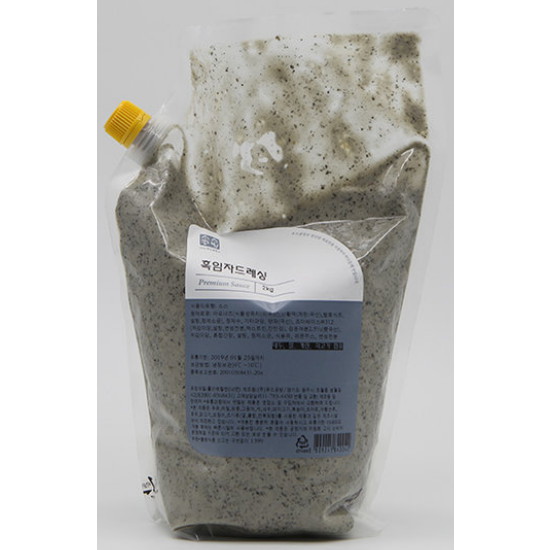 소스공방 흑임자 드레싱 2kg (1개)_이미지