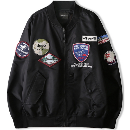JEEP A1 Basic MA-1 Jacket JO1JPU201 (BK, 블랙)_이미지