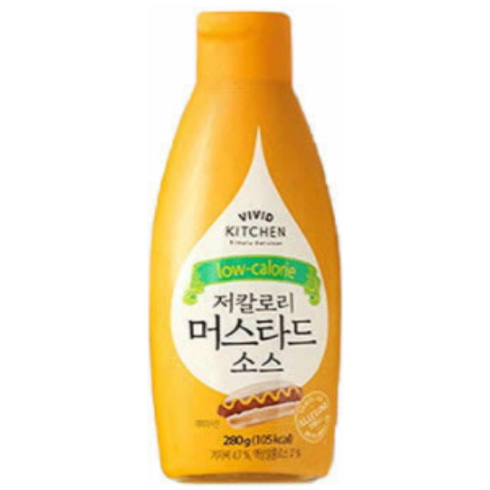 비비드키친 저칼로리 머스타드소스 280g이미지입니다. 누르면 해당 게시물로 새창이동합니다.