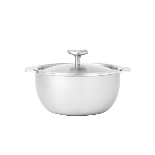 스틸웍스 페블 316Ti 통5중 라이스팟 (18cm)