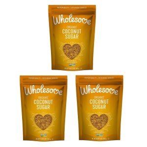 홀썸 Coconut Sugar 호울썸 코코넛 슈가 설탕 454g 3팩 3개_이미지