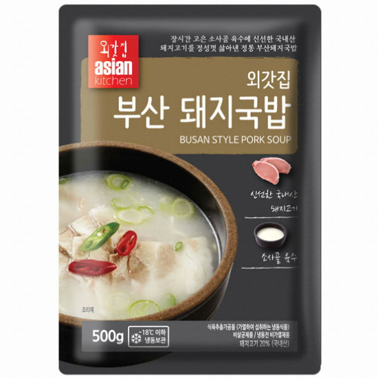 외갓집 부산 돼지국밥 500g (4개)_이미지