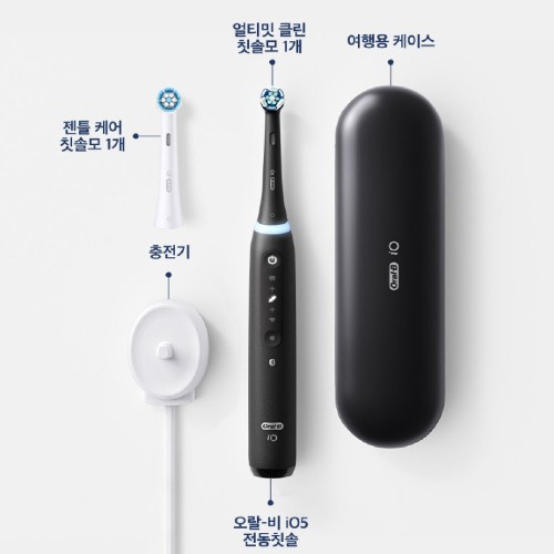 브라운 오랄비 iO5 (매트블랙+리필모2개)_이미지