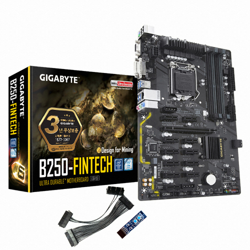 GIGABYTE GA-B250-FinTech BTC �෯������� ���̾���