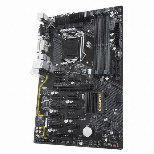 GIGABYTE GA-B250-FinTech BTC �෯������� ���̾���