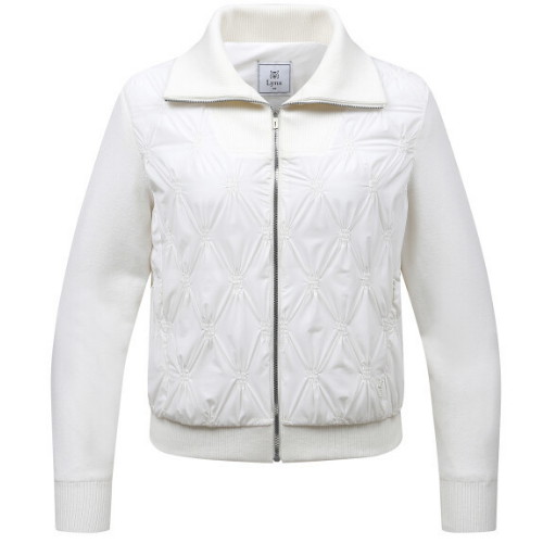 링스골프 퍼포 니트소매 패딩점퍼 L21D3JP381_IV_이미지