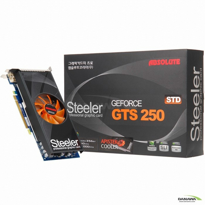 ���� ������ GTS250 Steeler STD 1GB APISTEK COOLER