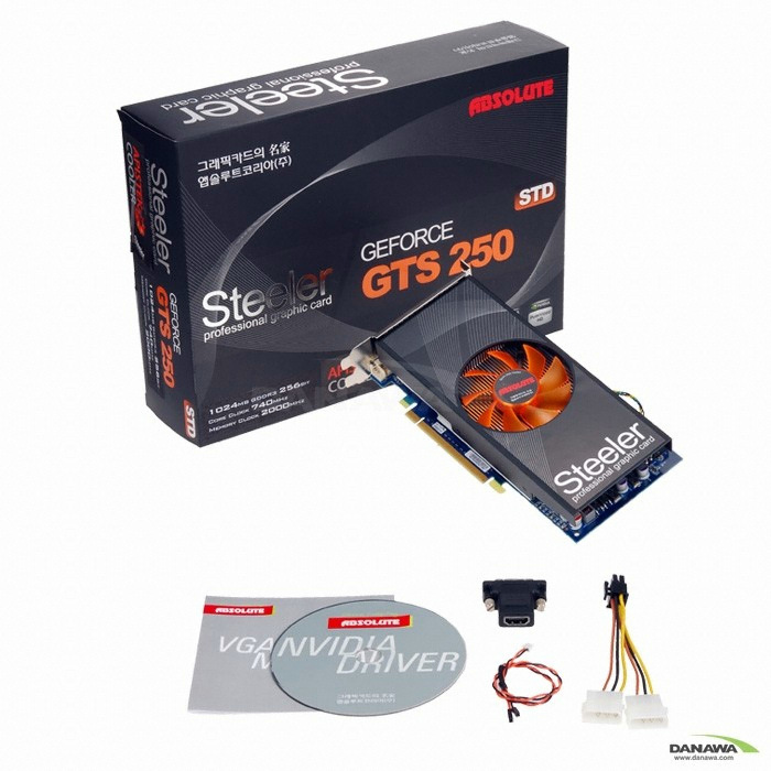 앱코 지포스 GTS250 Steeler STD 1GB APISTEK COOLER_이미지