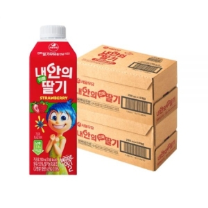 서울우유 내 안의 진짜 딸기 280ml (36개)