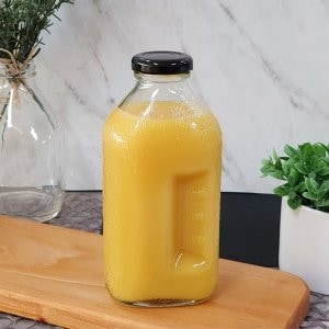엠아이알 <b>유리</b> 델몬트 주스<b>병</b> 500 음료 보틀 카페용품 밀폐공병