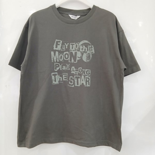 소이어패럴 에꼴리에 5부 빈티지 뮤직 폰트티/26B0401KH_BP_BP