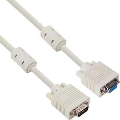 강원전자 NETmate RGB(D-SUB) (M/F) 모니터 연장 케이블 (NMC-R20F, 2m)_이미지