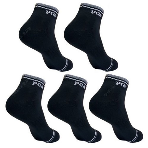 PGA 2선 양말 (5켤레)_이미지