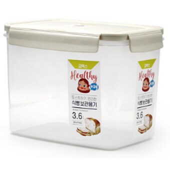 코멕스 토스트하기 편리한 식빵보관<b>용기</b> 3.6L