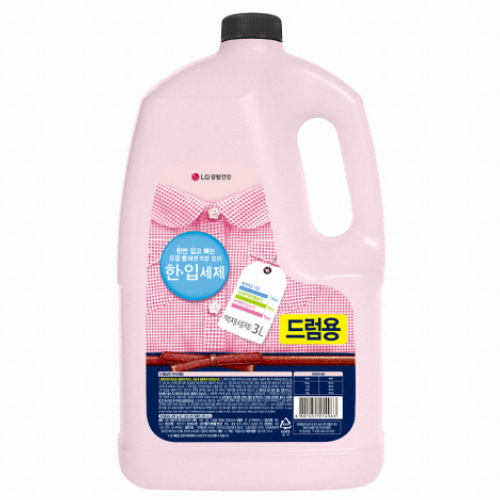 한입 액체세제 드럼용 3L (단캡)