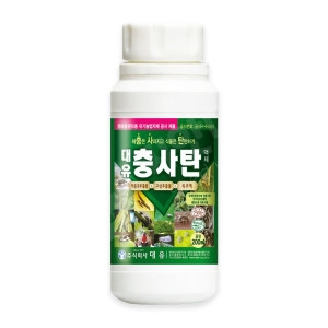 대유 충사탄 200ml 액제 유황 친환경 살충제 진딧물제거이미지입니다. 누르면 해당 게시물로 새창이동합니다.