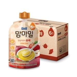 매일유업 맘마밀 안심이유식 퓨레 사과와 고구마 100g이미지입니다. 누르면 해당 게시물로 새창이동합니다.