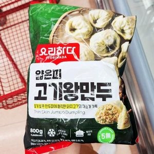 요리하다 얇은피 고기왕만두 800g_이미지