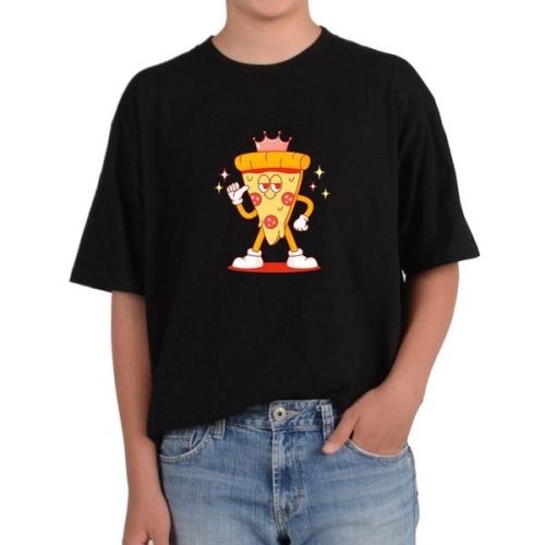 길단 반팔 USA핏 피자 내가 업계 최고그림 다양한색상 전사이즈 WFKQ0G4_이미지