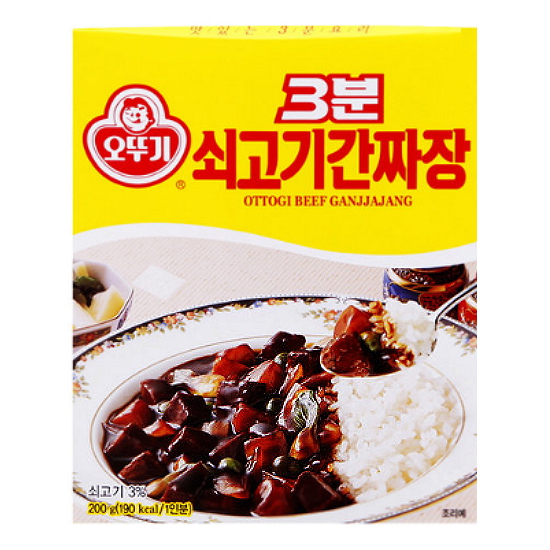 오뚜기 3분 쇠고기간짜장 200g (10개)