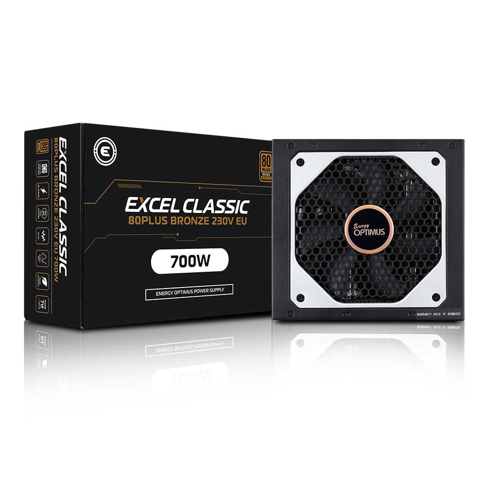 에너지옵티머스 EXCEL CLASSIC 700W 80PLUS브론즈 230V EU 풀모듈러