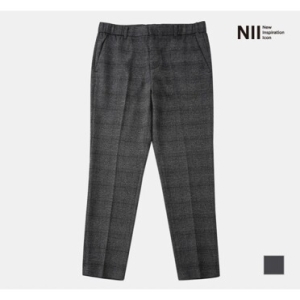 NII 남성 체크 사이드밴딩슬랙스_NNXDLWW8561이미지입니다. 누르면 해당 게시물로 새창이동합니다.